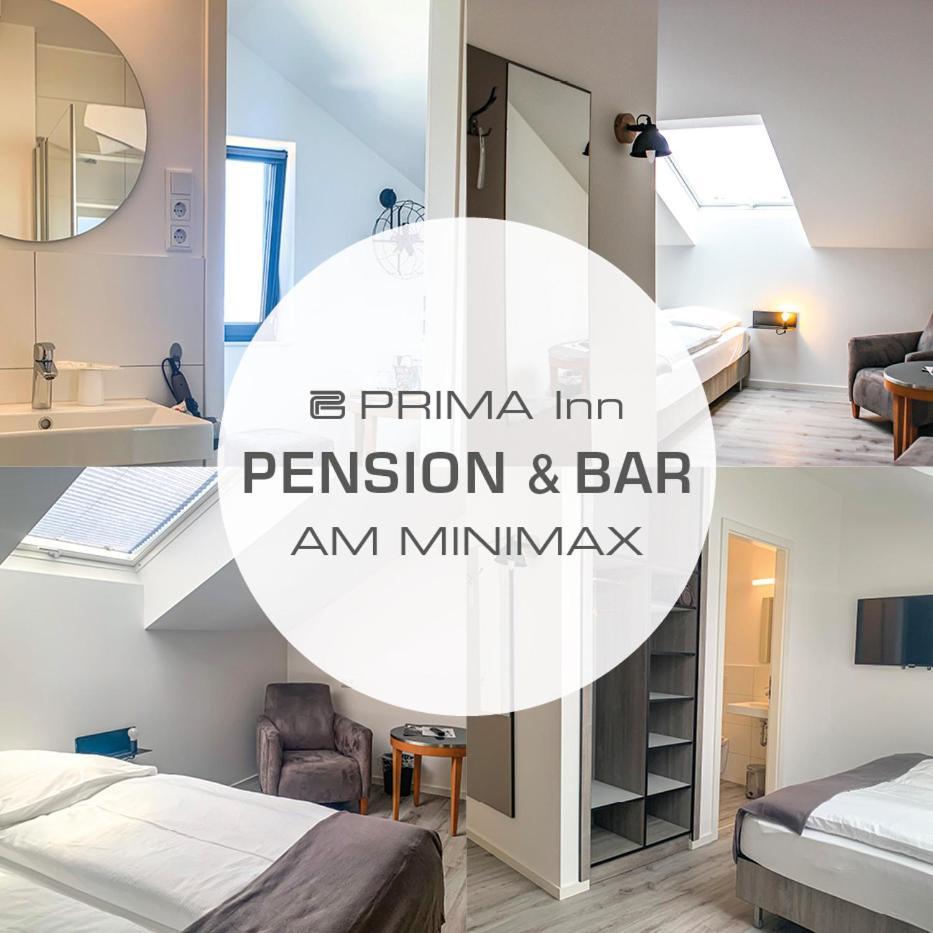 Prima Inn Unterkunft Direkt Ueber Der "Bar Am Minimax" Neuruppin Exterior foto